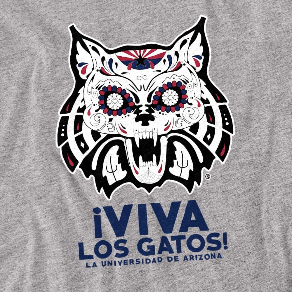 Camiseta unisex para adultos Viva Los Gatos de la Universidad de Arizona