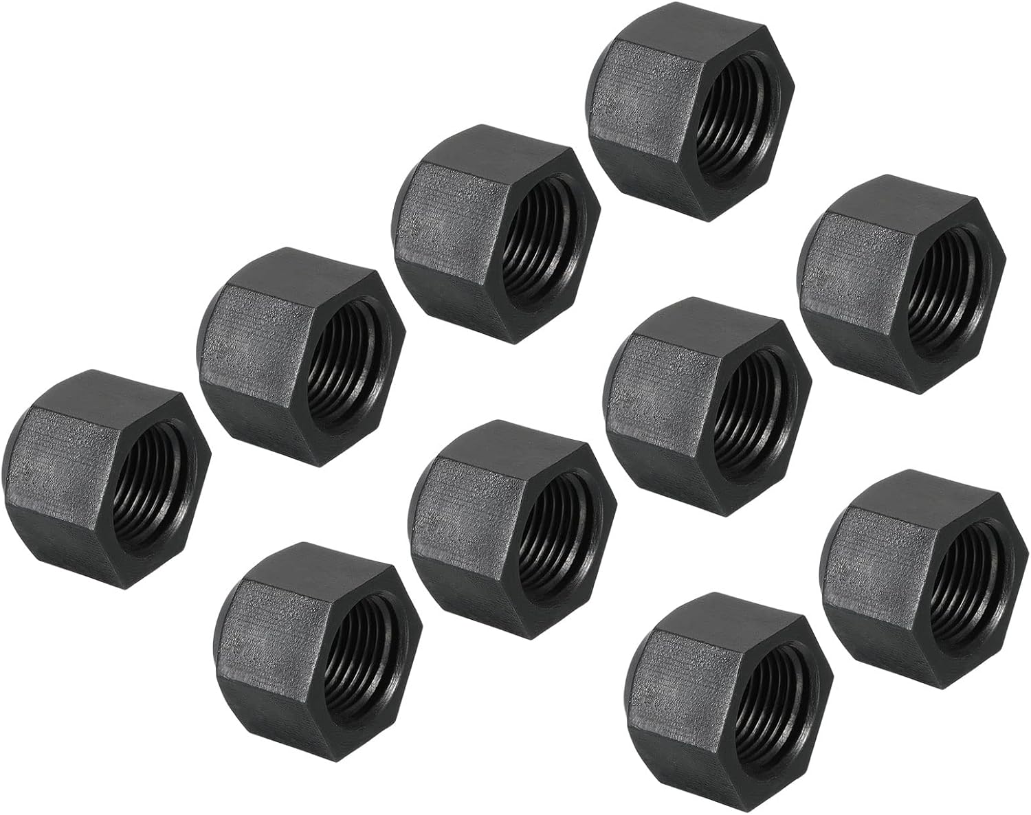 PATIKIL Tapón de 38 pulgadas, paquete de 10 tapones de válvula SAE de 45 grados para tubería de aire acondicionado, tubería de gas hidráulica, color