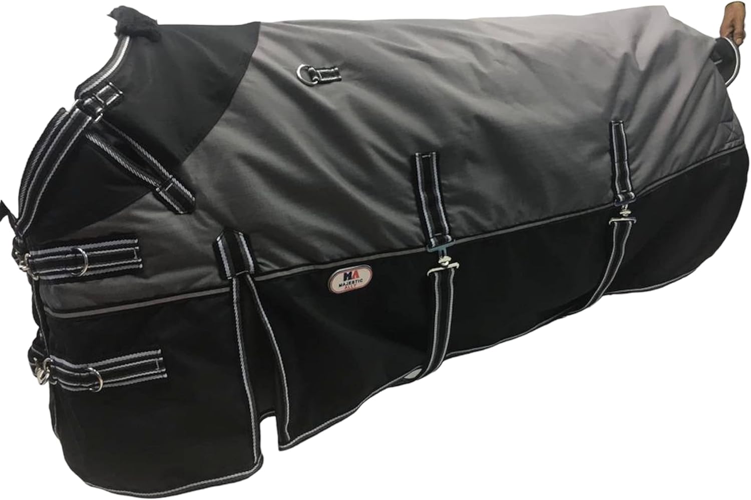 Majestic Ally Manta de nailon Ripstop 600 D con cobertura impermeable, pesada, resistente a la lluvia y a la intemperie, para otoño o clima frío en