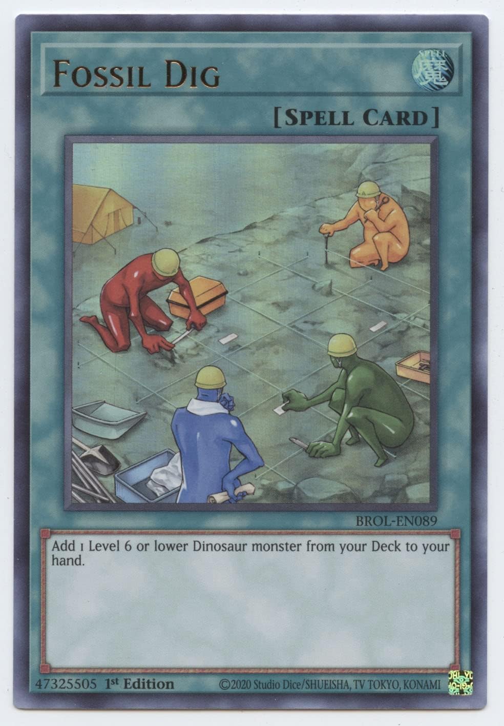 Fossil Dig BROL-EN089 – Ultra Rare – 1 edición