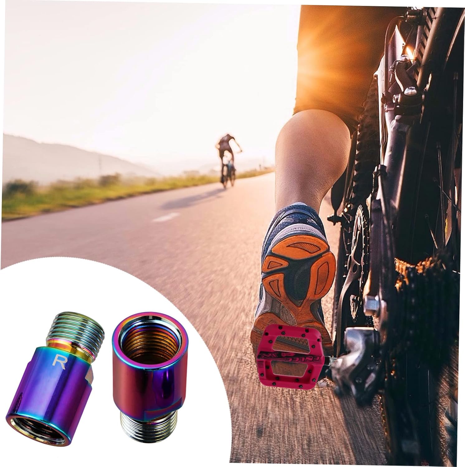 1 par de pedales extensor pedales pedales MTB Pedales de bicicleta Accesorios de bicicleta MTB Pedal Extender Se Accesorios de bicicleta