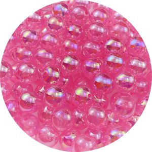 200 cuentas redondas acrílicas de 0.394 pulgadas de colores AB, cuentas espaciadoras redondas con agujeros para aretes, pulseras, collares, 200 cuentas redondas acrílicas de 0.394 pulgadas de colores AB, cuentas espaciadoras redondas con agujeros para aretes, pulseras, collares,