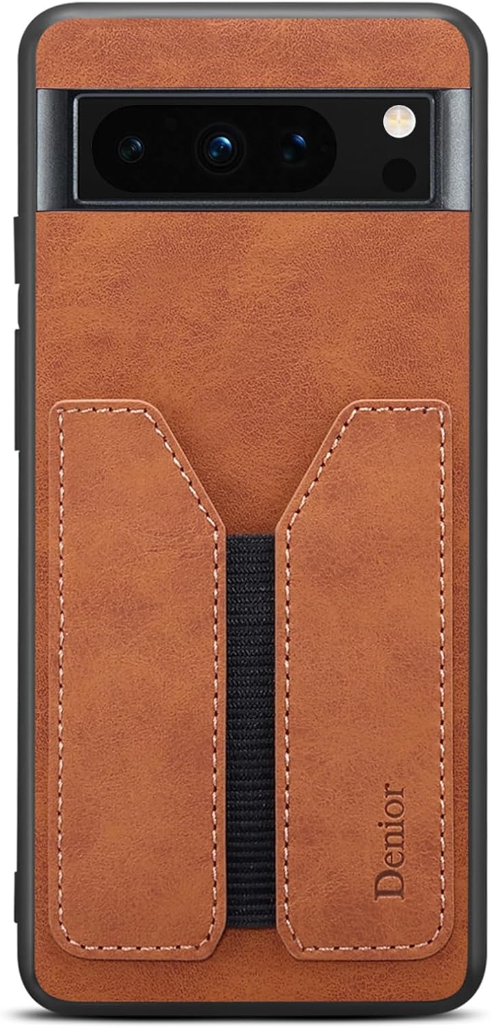 Kowauri Funda para Google Pixel 8 Pro, Funda de piel sintética con ranura para tarjeta de crédito Funda protectora ultra delgada para Google Pixel 8