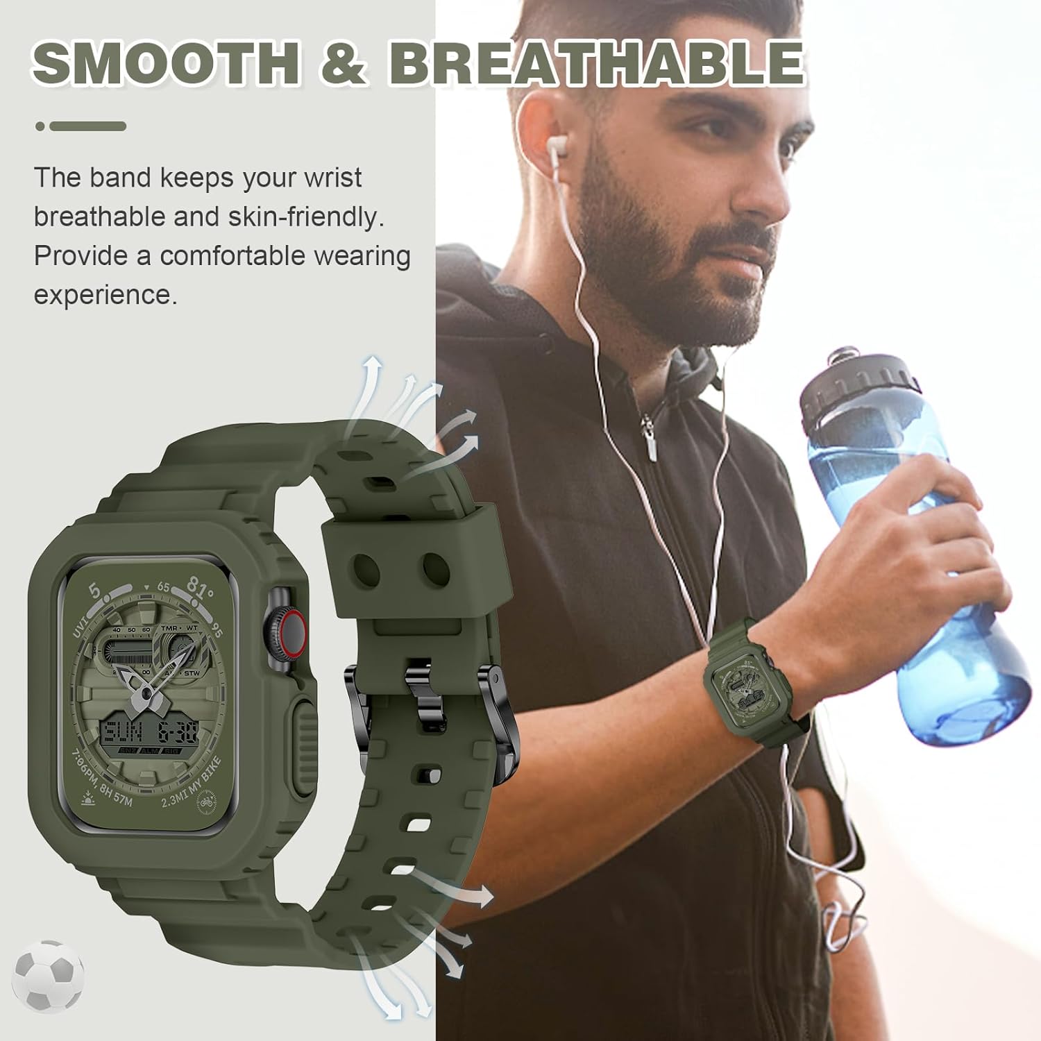 XYF Compatible con correas cristalinas para Apple Watch de 1.772 pulgadas, 1.732 pulgadas, 1.654 pulgadas, 1.614 pulgadas, 1.575 pulgadas, 1.575