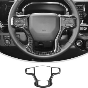 CheroCar Fundas para volante, accesorios interiores para Chevrolet Suburban 2020-2023, para Chevrolet Tahoe 2021-2023, para Chevrolet Silverodo CheroCar Fundas para volante, accesorios interiores para Chevrolet Suburban 2020-2023, para Chevrolet Tahoe 2021-2023, para Chevrolet Silverodo