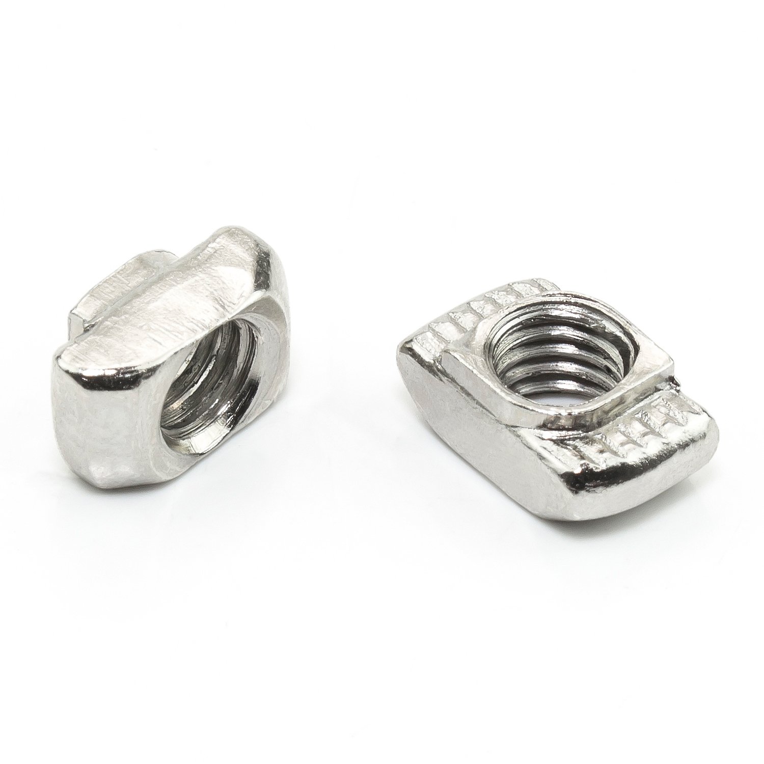 100 piezas de tuercas T de la serie 2020, tuerca M5 T ranura tuerca de fijación de cabeza de martillo para perfil de aluminio