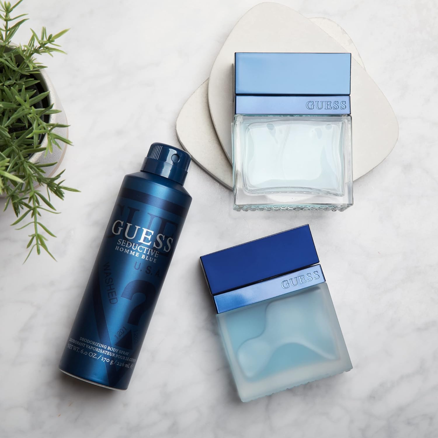 GUESS Seductive Blue Eau de Toilette para hombre, 1 fl oz