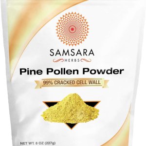 Samsara Herbs Polvo de polen de pino cosechado silvestre – 99% de pared celular agrietada (8 oz227 g) que apoya la energía saludable y la longevidad Samsara Herbs Polvo de polen de pino cosechado silvestre – 99% de pared celular agrietada (8 oz227 g) que apoya la energía saludable y la longevidad