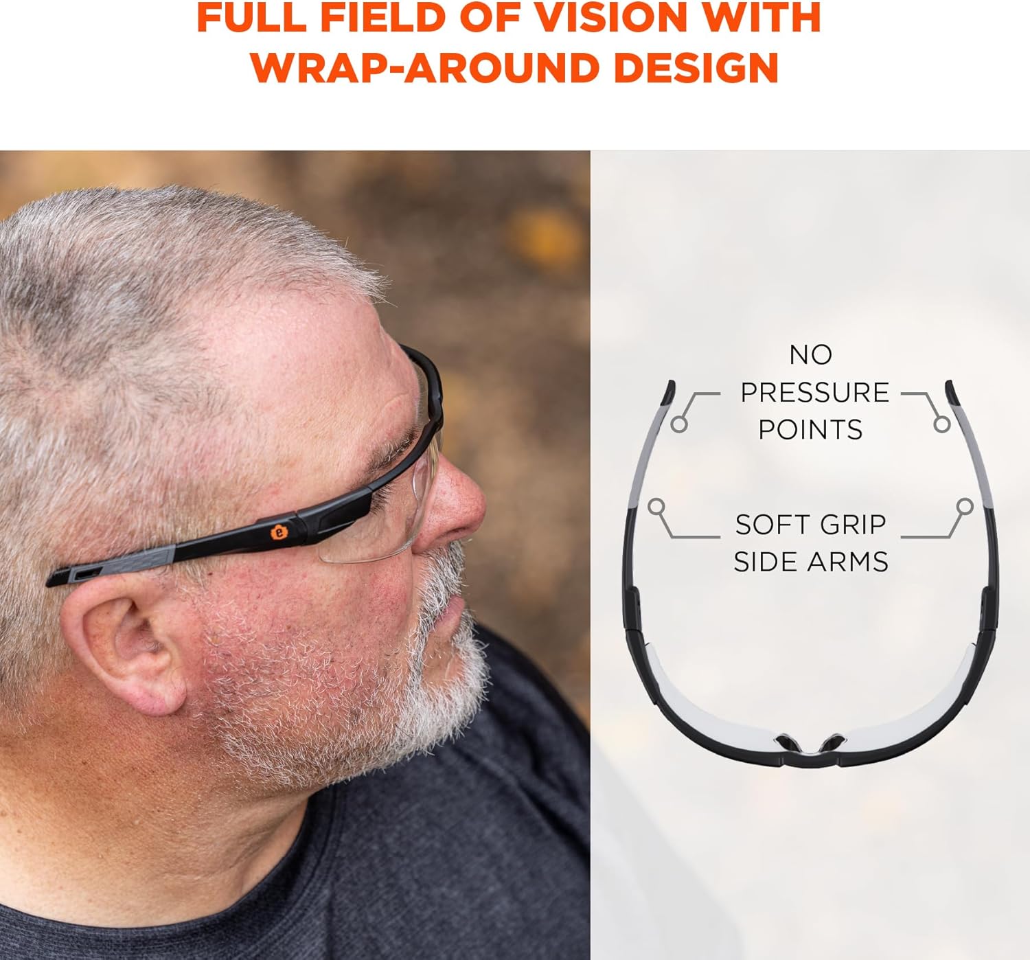 Ergodyne Gafas de seguridad ajustables Skullerz Dellenger, z87