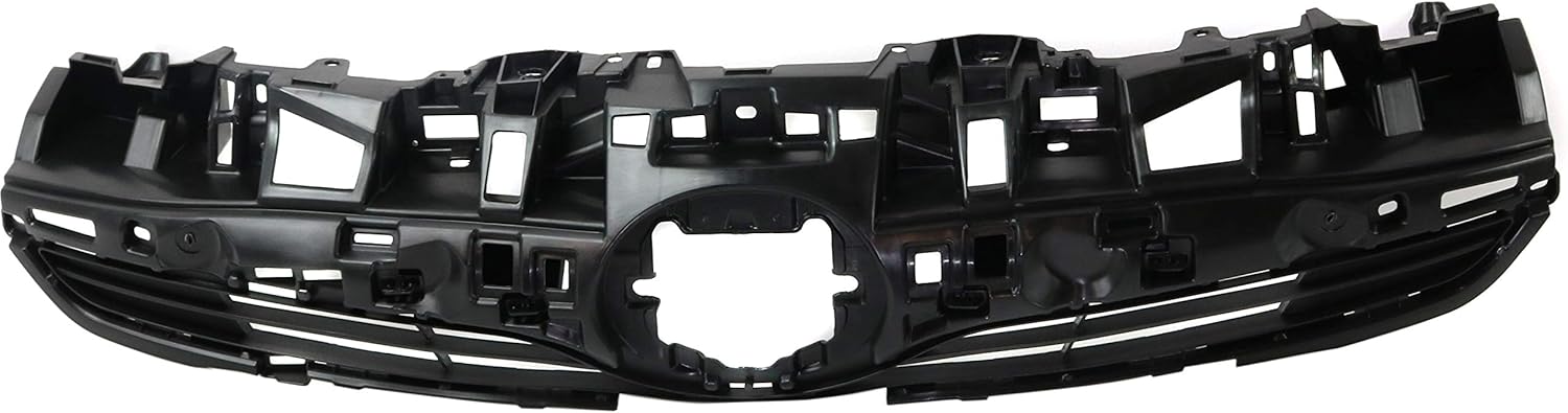 Evan-Fischer – Conjunto de parrilla compatible con Toyota Prius 2016-2018 con textura gris oscuro carcasa e inserto