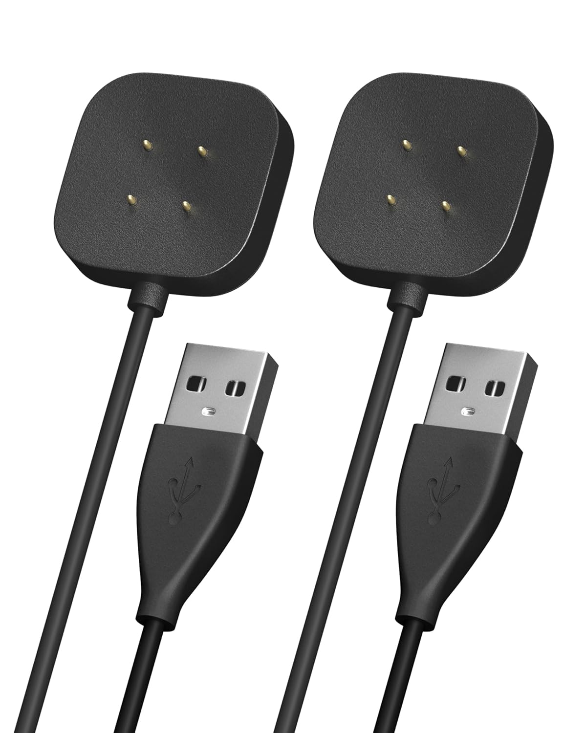 Bicmice Compatible con Fitbit Sense y Versa 3 Charger Cable de carga de repuesto para Sense 2, Sense, Versa 4, Versa 3 Smartwatch de 3.3 pies, cable