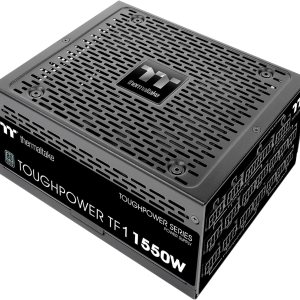 Thermaltake Toughpower TF1 1550W 80+ Fuente de alimentación modular completa con control analógico de titanio SLI y lista para CrossFire, protección Thermaltake Toughpower TF1 1550W 80+ Fuente de alimentación modular completa con control analógico de titanio SLI y lista para CrossFire, protección