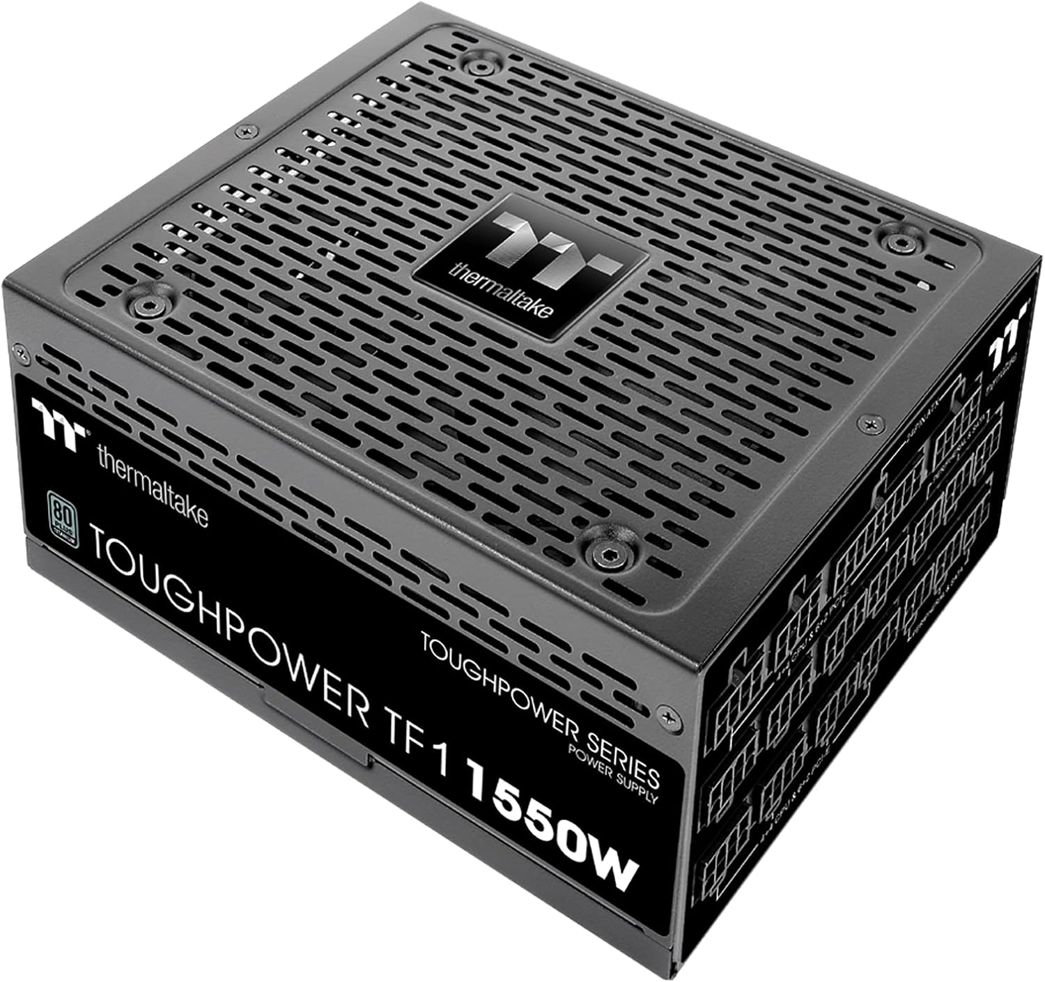 Thermaltake Toughpower TF1 1550W 80+ Fuente de alimentación modular completa con control analógico de titanio SLI y lista para CrossFire, protección