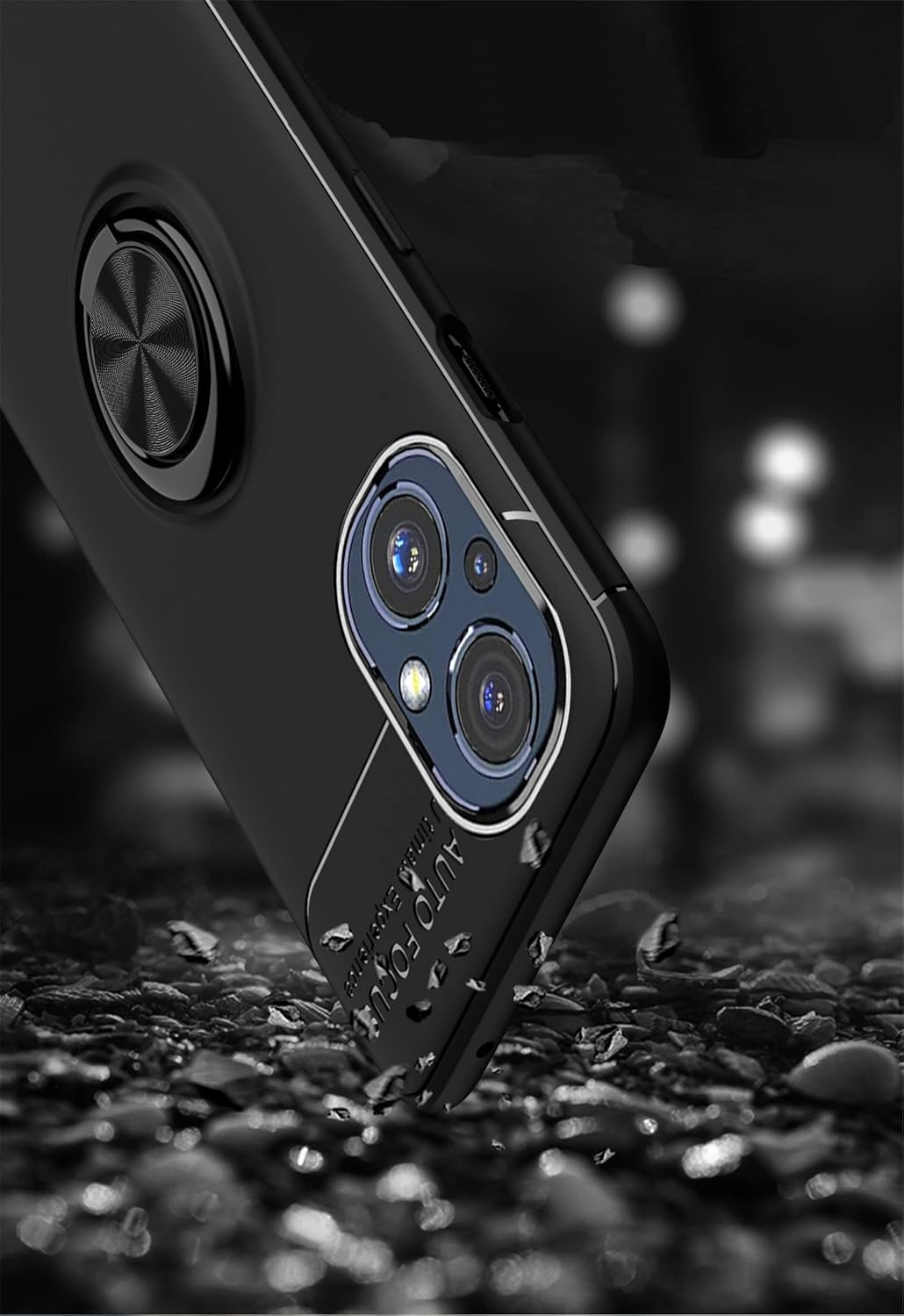 Asuwish Funda para OnePlus Nord N20 5G con protector de pantalla de vidrio templado y soporte para anillo, accesorios de celda TPU One Plus N 20 G5
