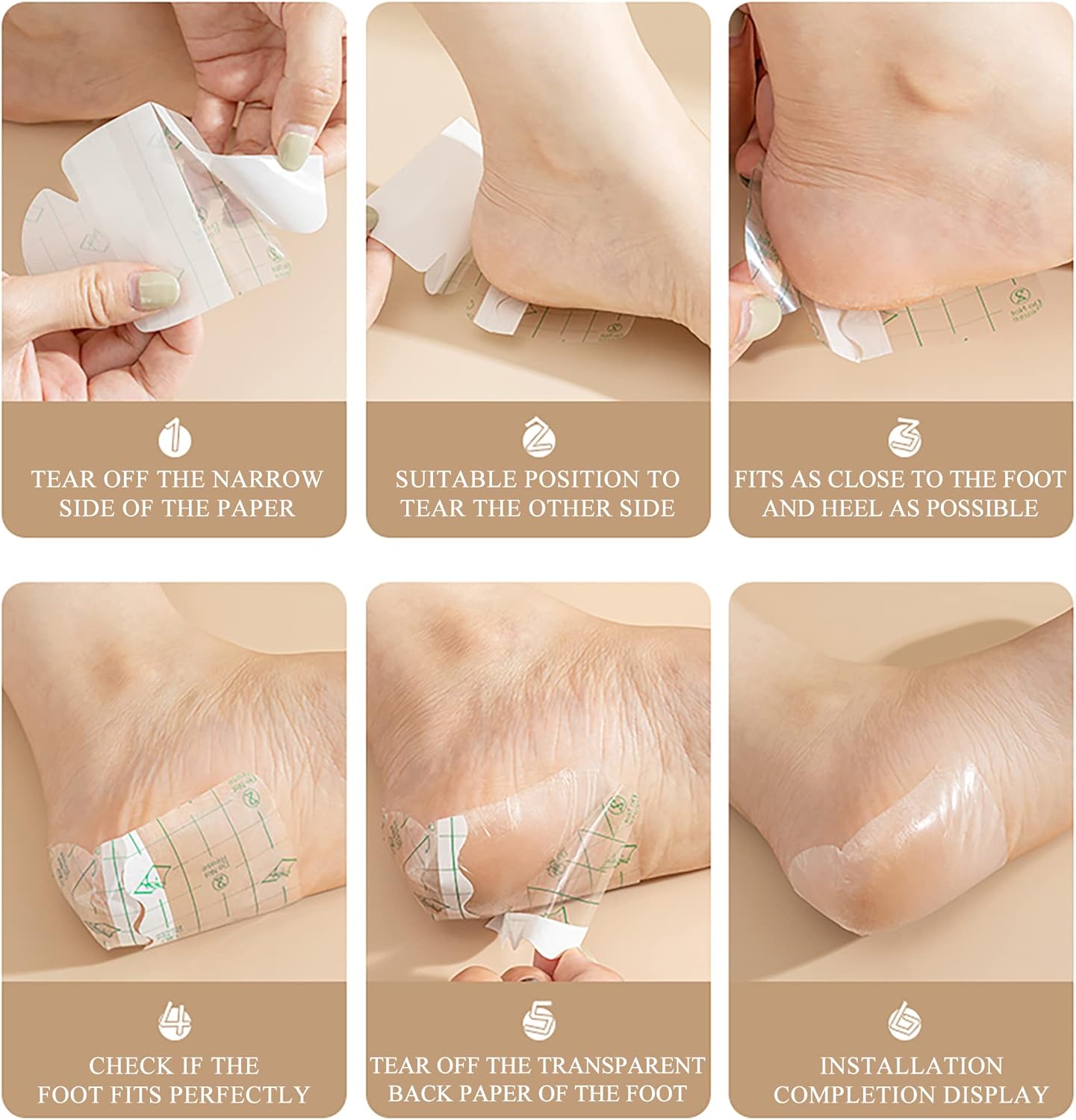 SooGree Blister Pads (27 piezas), almohadilla de protección de talón acolchada ultrafina para mujeres y hombres Blister Gel Guard Almohadillas para