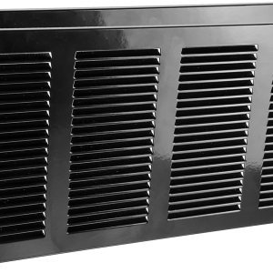 Vent Systems Cubierta de ventilación de aire negra de 16 x 8 pulgadas, parrilla de retorno de aire de metal con pantalla de protección contra plagas Vent Systems Cubierta de ventilación de aire negra de 16 x 8 pulgadas, parrilla de retorno de aire de metal con pantalla de protección contra plagas
