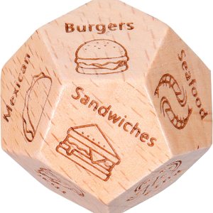 Decisión de comida de madera, aniversario, Navidad, cita, noche, regalos para parejas, marido, esposa, novio, novia, regalos del día de San Valentín Decisión de comida de madera, aniversario, Navidad, cita, noche, regalos para parejas, marido, esposa, novio, novia, regalos del día de San Valentín