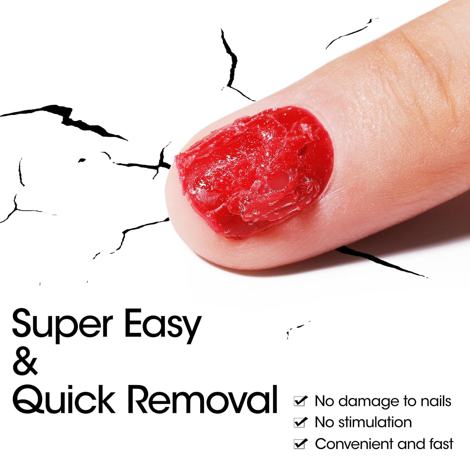 Gellen Removedor de esmalte de uñas de gel, 2 unidades con empujador de cutículas y aceite de cutícula, eliminación rápida y fácil del esmalte de