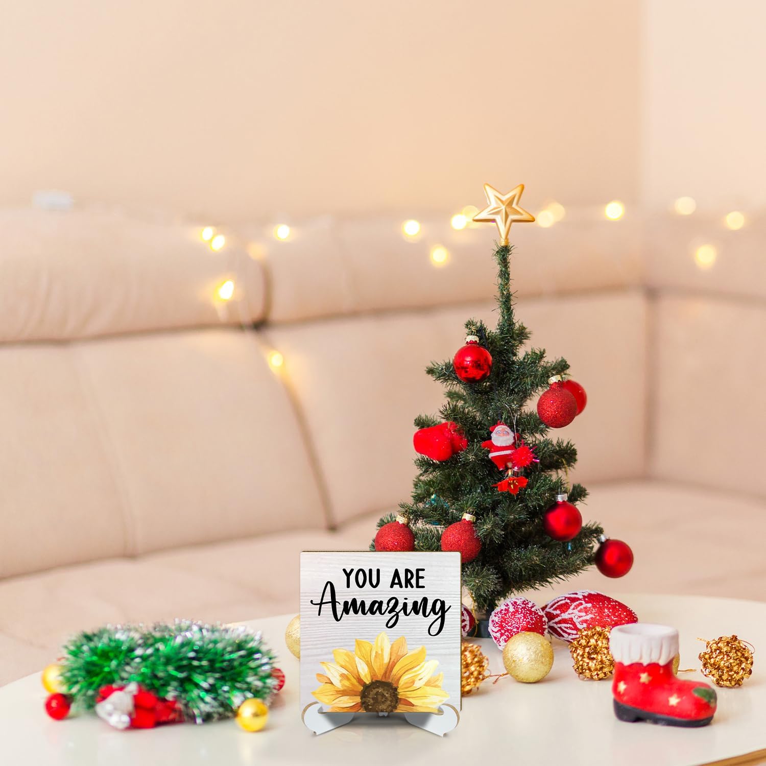 You are Amazing Regalos para mujeres, regalo de graduación para hija, hermana, mejor amiga, placa de decoración de escritorio con soporte de madera,
