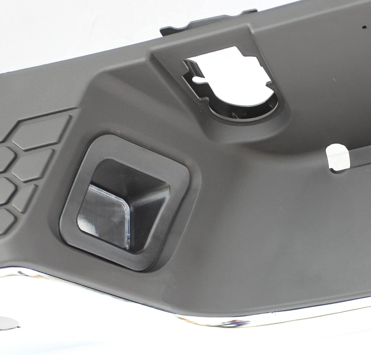 Parachoques trasero cromado para Dodge Ram 1500 2009-2018, Ram 2500 3500 2010-2012, con orificios de sensor de ayuda de estacionamiento, sin escape