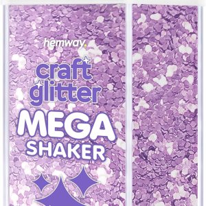 Hemway MEGA – Purpurina a granel de 12.7 oz para uñas, resina, vasos, artes, manualidades, pintura, festivales, cosméticos y cuerpo, supergruesa (18 Hemway MEGA – Purpurina a granel de 12.7 oz para uñas, resina, vasos, artes, manualidades, pintura, festivales, cosméticos y cuerpo, supergruesa (18