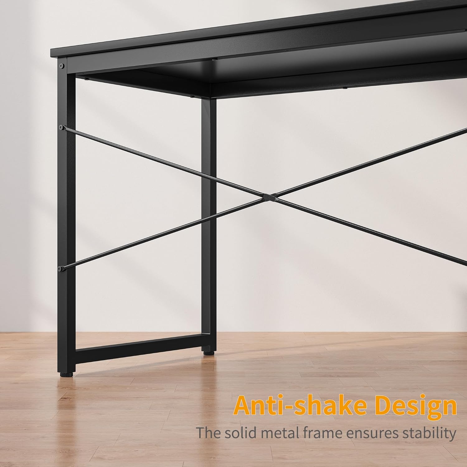 Cubiker – Escritorio de computadora para oficina en casa, ideal como escritorio de estudio o mesa para computadora portátil, estilo simple, moderno,