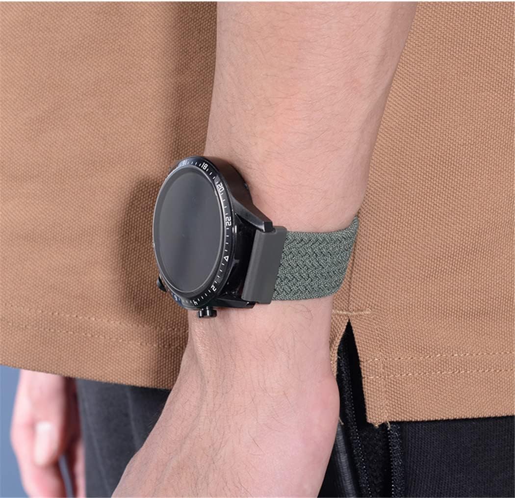 Correa de reloj de 0.787 pulgadas, trenzada Solo Loop compatible con Samsung Galaxy Watch 55 Pro44 Classic, 0.866 pulgadas para Samsung Galaxy Watch
