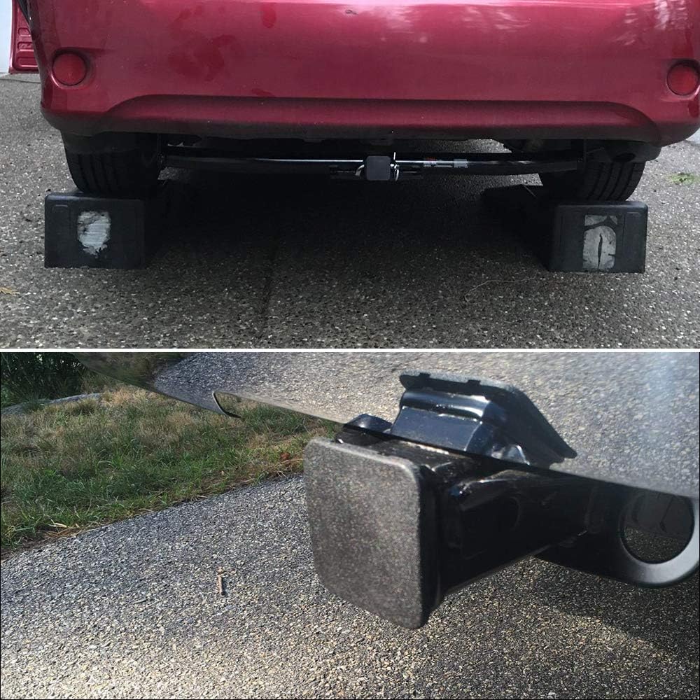 2 piezas de 2 pulgadas para enganche de remolque, tapa de tubo universal de 2 pulgadas, inserto de enchufe receptor para clase 3, 4, 5, Ford GMC,
