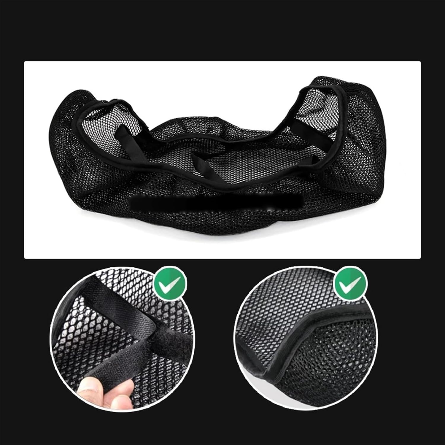 Juego de asiento de motocicleta antideslizante 3D de tela de malla protectora para Suzuki V-Strom VStrom DL650 DL1000 DL250 DL 650 1000 250 (Talla