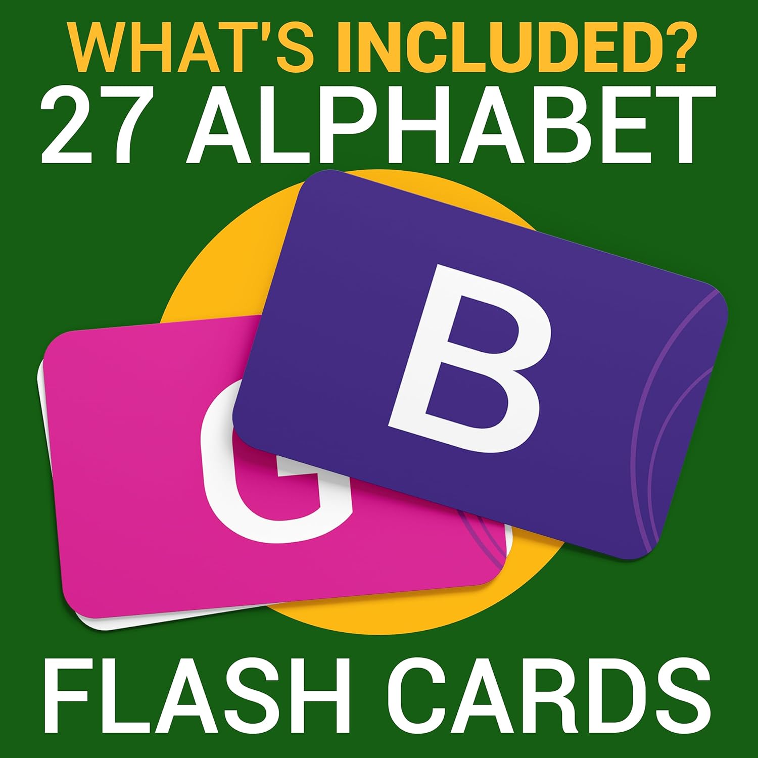 Briston Tarjetas flash del alfabeto español  27 recursos educativos de aprendizaje de idiomas con imágenes para palabras de memoria  Juego divertido