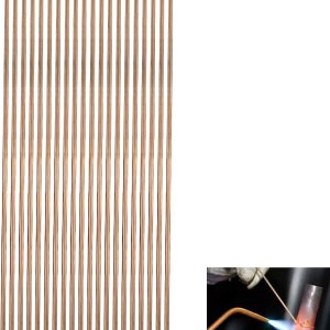 Varilla de soldadura de cobre, autofósforo de cobre de fósforo, varilla de soldadura redonda de baja temperatura, consumibles de soldadura de fusión Varilla de soldadura de cobre, autofósforo de cobre de fósforo, varilla de soldadura redonda de baja temperatura, consumibles de soldadura de fusión