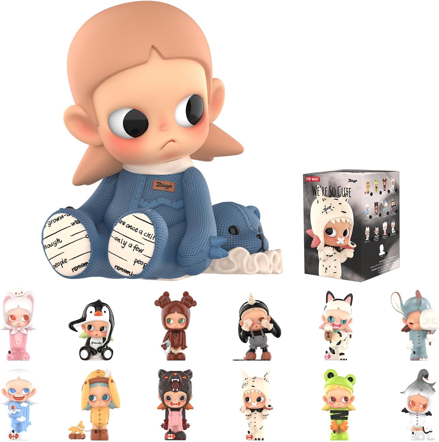 POP MART Zsiga – Figura de acción de juguete, colección 1 de 12 juguetes, Nosotros, tan lindas, diseño de caja al azar, juguetes coleccionables,