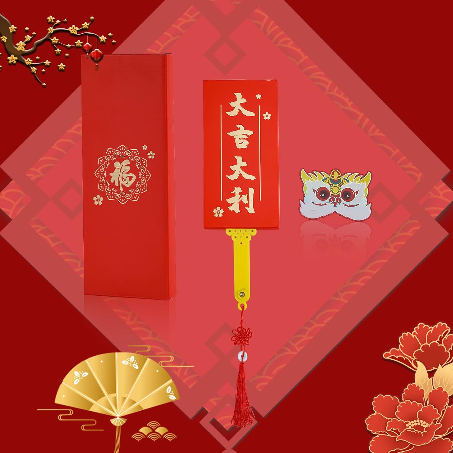 Sobres rojos chinos 2024 Año del Dragón Paquete rojo Festival de primavera Paquetes de dinero de la suerte para sobres de dinero de la suerte Boda