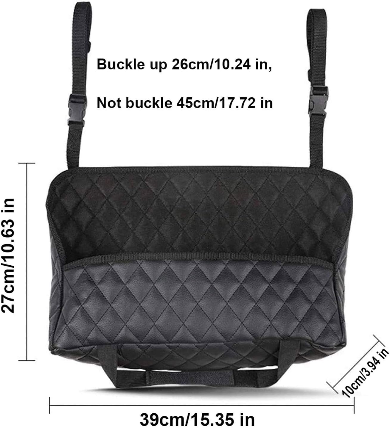 Soporte de bolso de bolsillo para automóvil, organizador de respaldo de asiento de cuero, bolsa de malla de gran capacidad, bolsa de red de