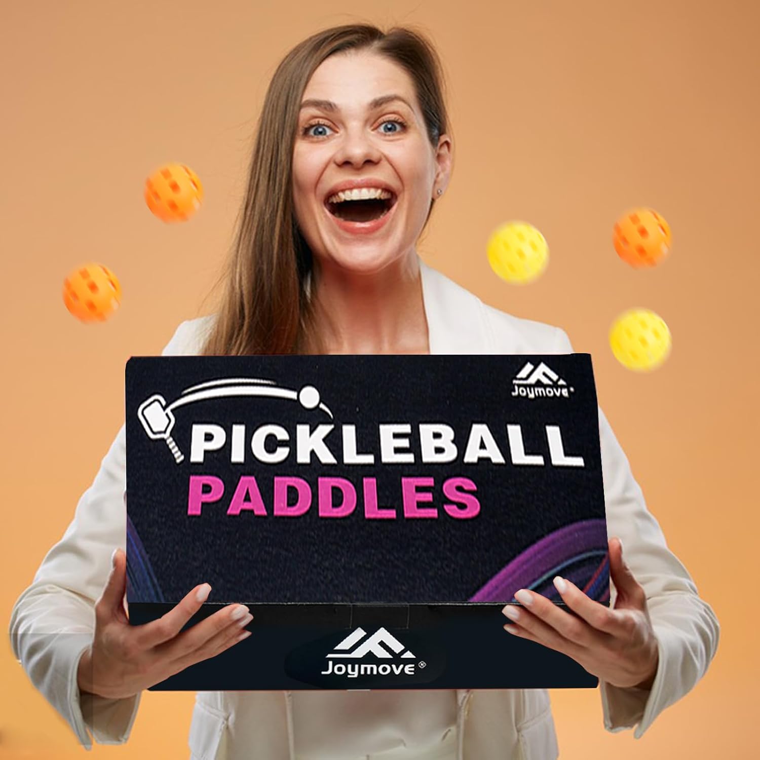 Pickleball Paddles Set of 234, USAPA Approved Fiberglass Pickleball Set with Lightweight Pickleball Rackets, Carbon Paddles and Pickleballs, Gifts