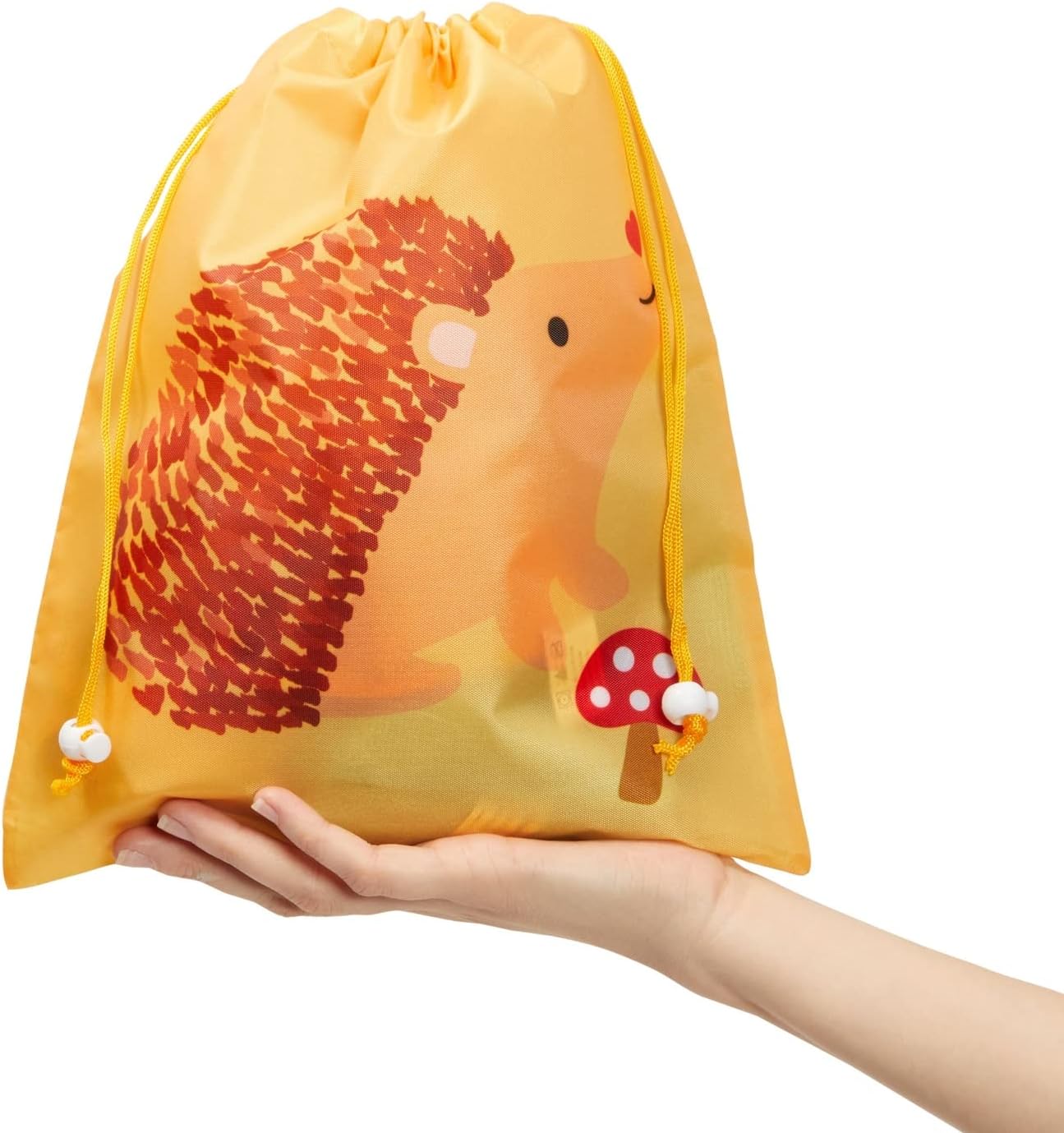 BLUE PANDA Paquete de 15 bolsas con cordón para fiestas temáticas de animales para cumpleaños de niños, 5 diseños (10 x 12 pulgadas)