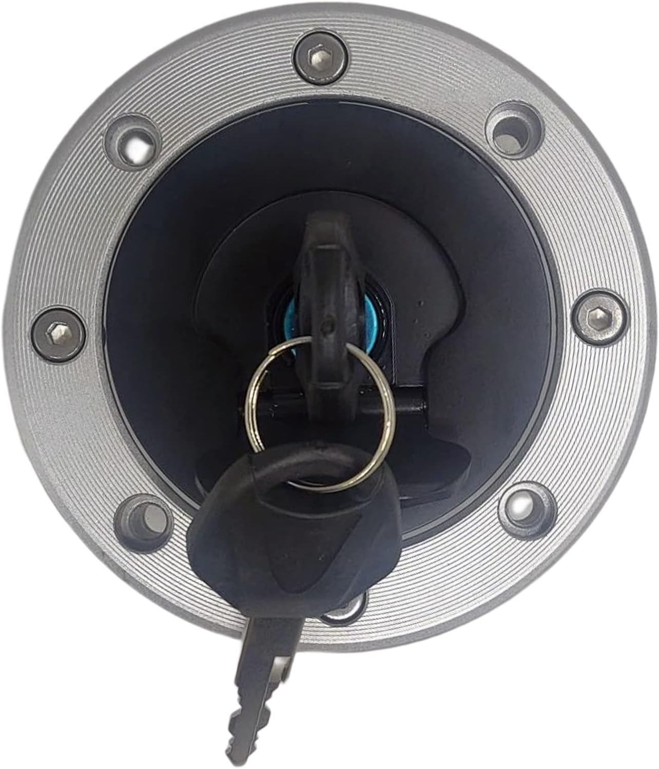 Tapa del depósito de combustible de gasolina Llave de bloqueo compatible con Suzuki GSX400 GSX600 GS500 GS600F GSXR600 GSXR750 GSXR1000 TL1000S