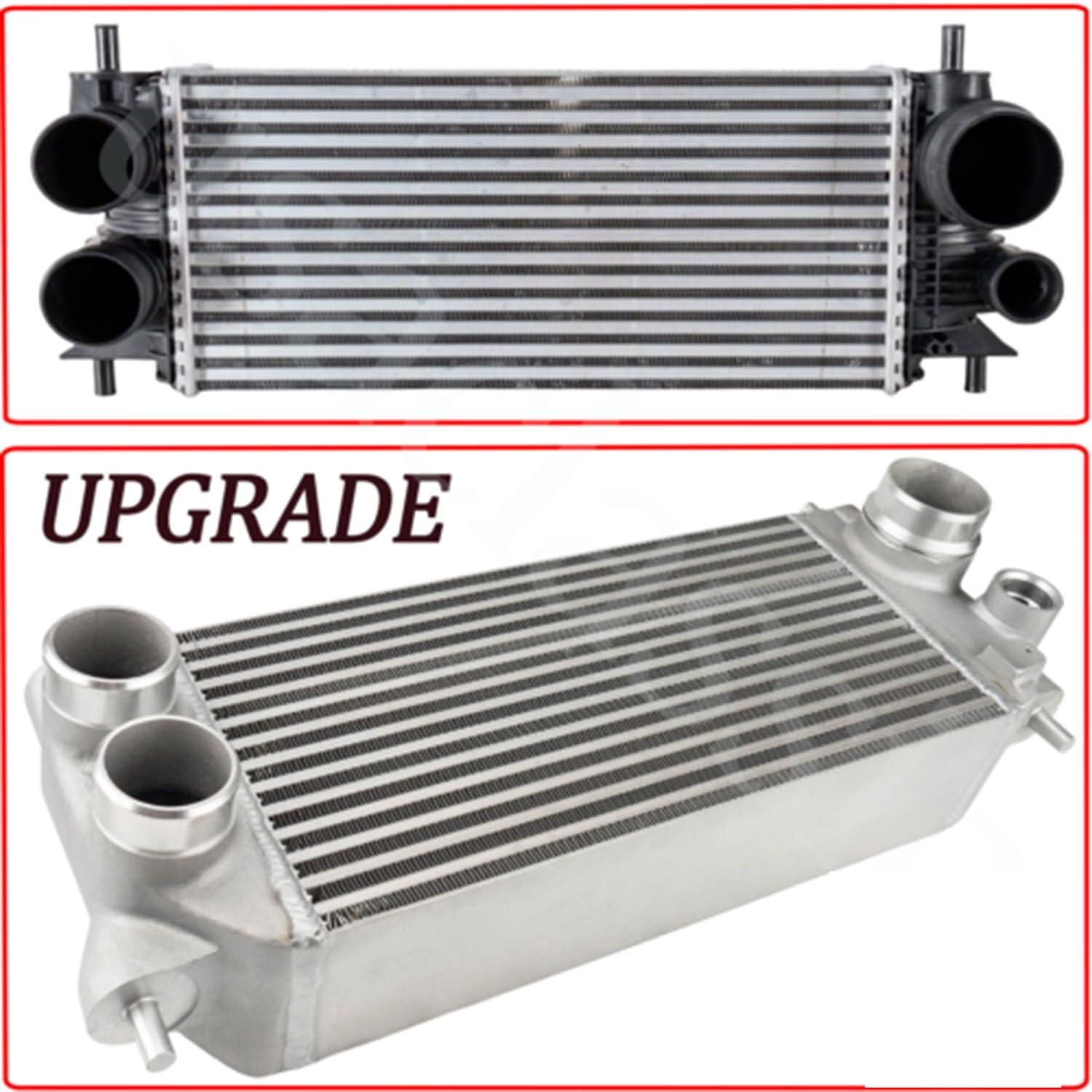 Reemplazo de aluminio Turbo Intercooler para Ford F150 2015-2020 2016 2.7L 3.5L EcoBoost