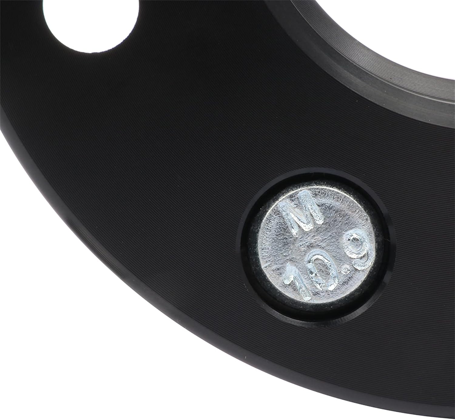 ECCPP 2 espaciadores de rueda centrados de 0.591 in de 4 x 4.5 4 x 114.3 4 lengüetas con pernos de 12 x 1.25 de 2.602 in, color negro, compatible