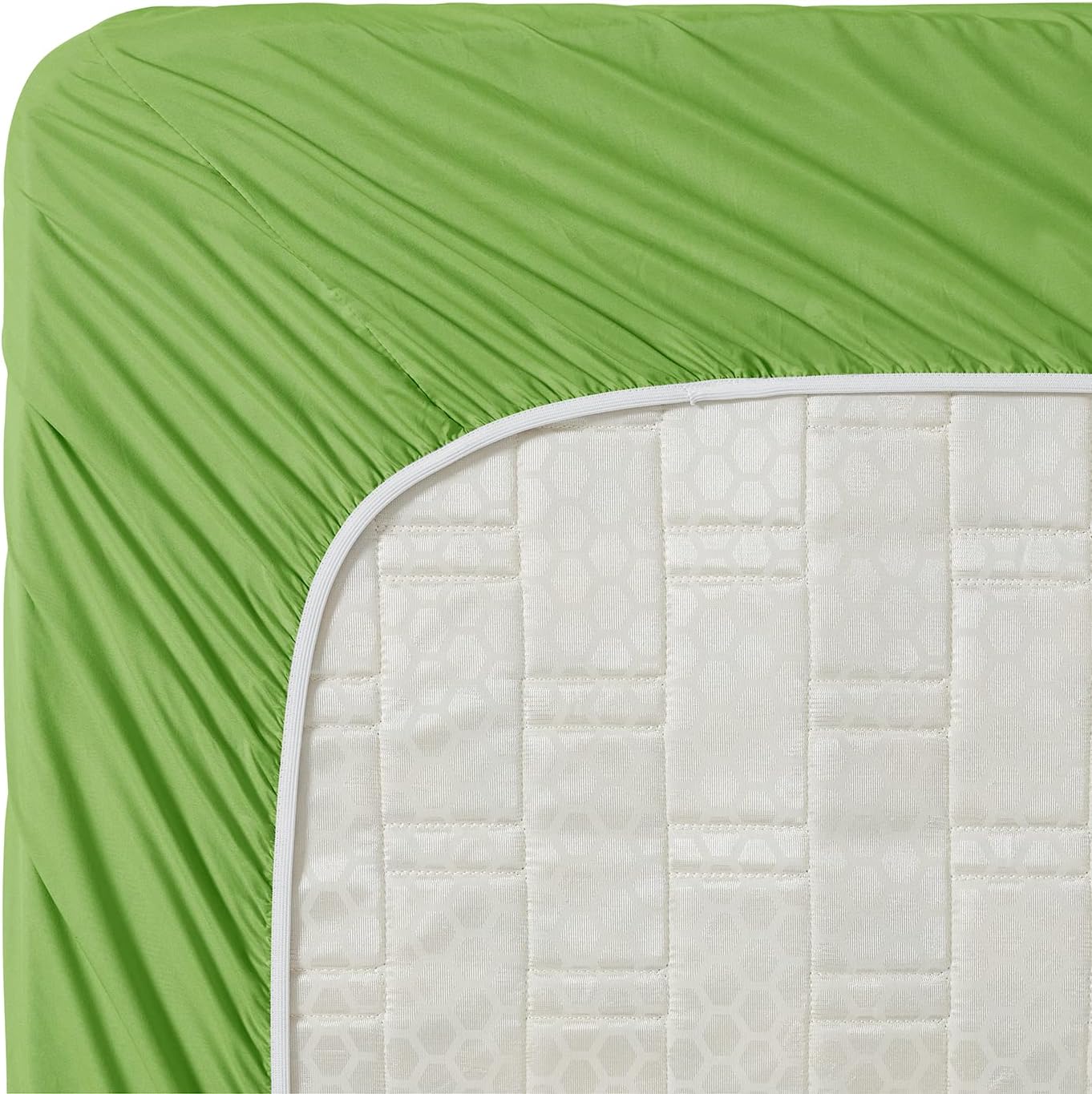 Clara Clark – Juego de sábanas de la serie 1800 Premier, 4 piezas, juego de cama, sábanas con mucha caída, resiste arrugas, la decoloración y las