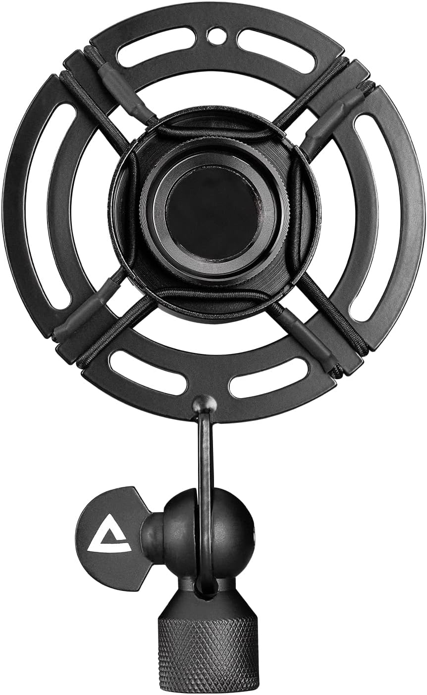 THRONMAX Micrófono XLR con paquete de montaje de impacto, micrófono de condensador cardioide analógico Mdrill Zone XLR, micrófono multipropósito de