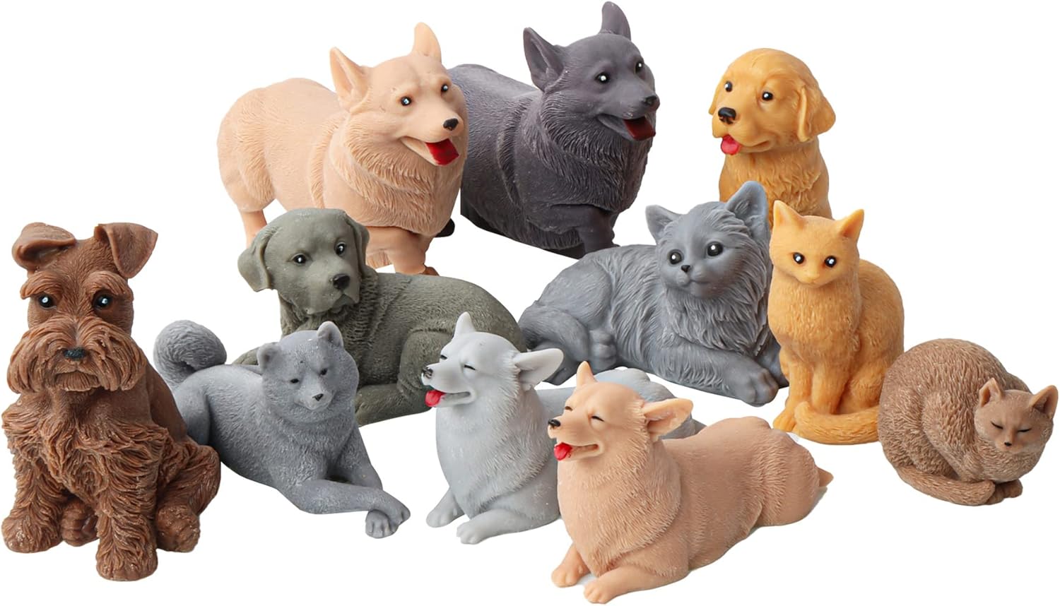 Xidmold Molde de silicona para velas de gato 3D, molde de jabón de animales para chocolate, dulces, decoración de pasteles, vela de cera de soja,