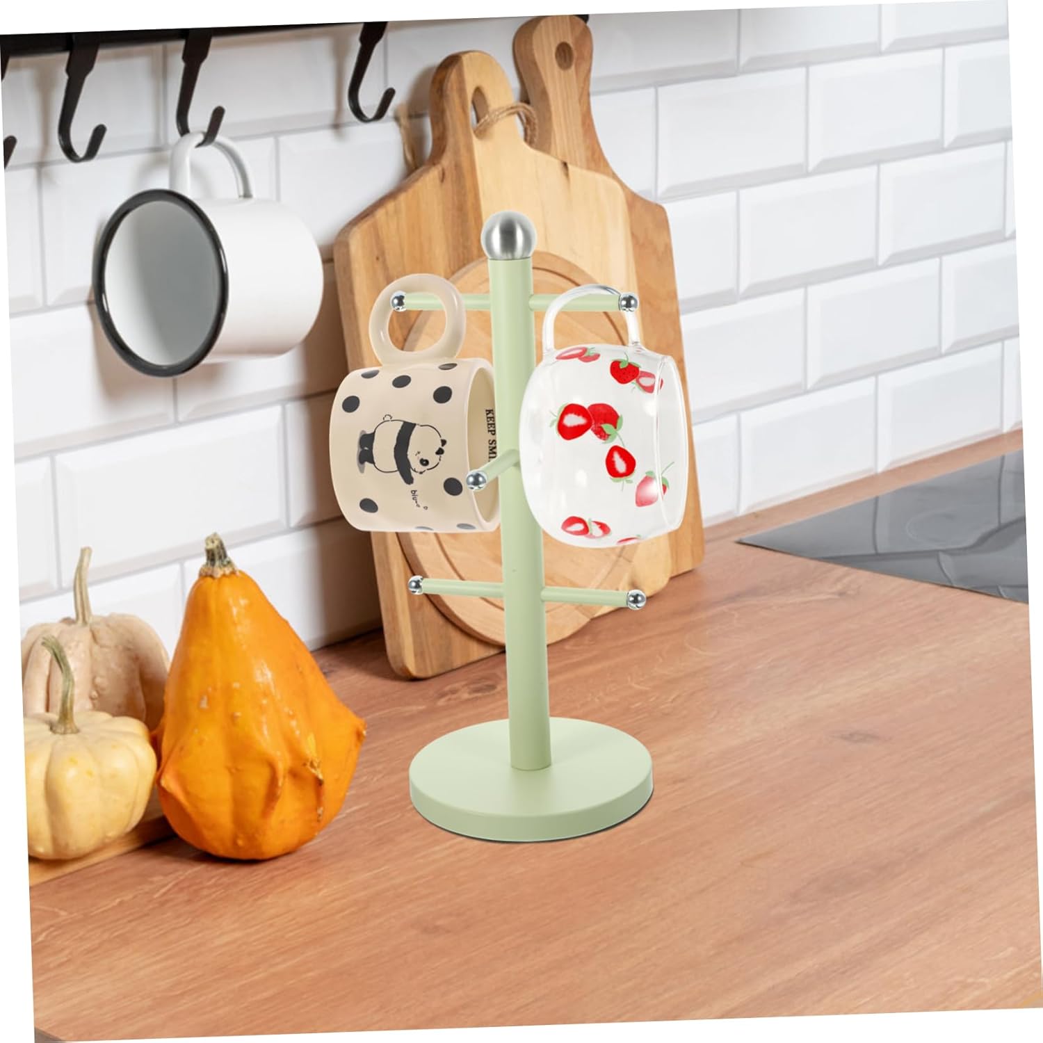 Didiseaon Soporte para tazas de café, tazas de árbol, estante para tazas, soporte para tazas de té, organizador de árboles, soporte para taza de