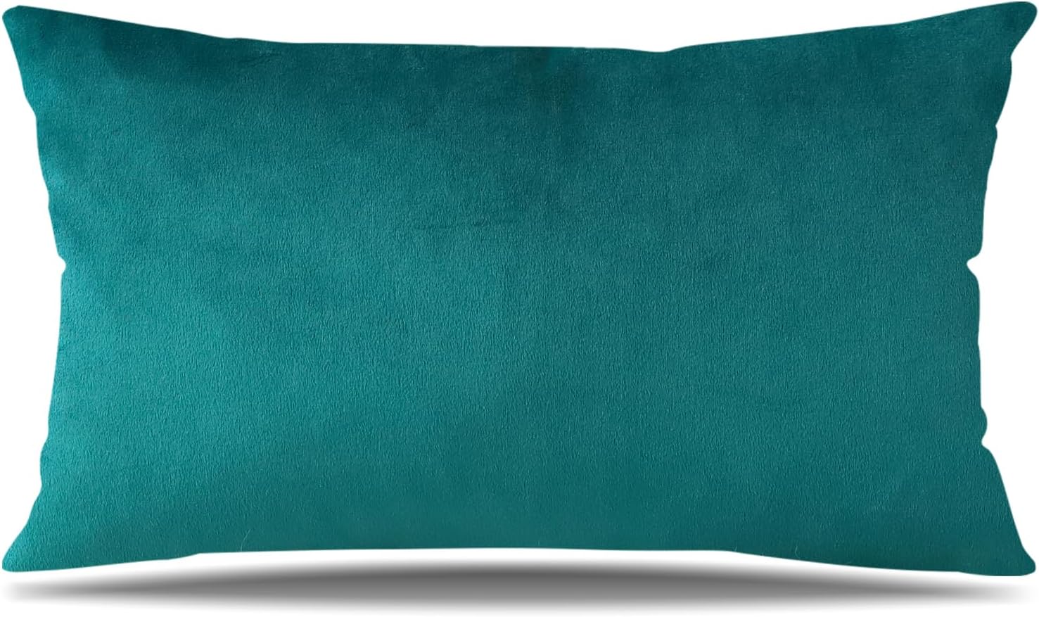 Artscope Fundas de almohada de terciopelo de lujo, fundas de almohada rectangulares decorativas, fundas de cojín suaves y sólidas para sofá,