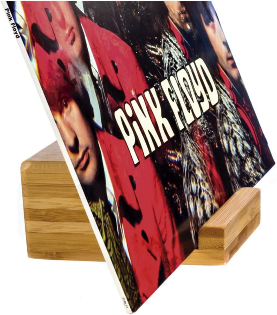Record-Happy Soporte para discos de vinilo pantalla LP de un solo álbum perfecto para mostrar tus discos de 12 pulgadas, 7 pulgadas o bambú