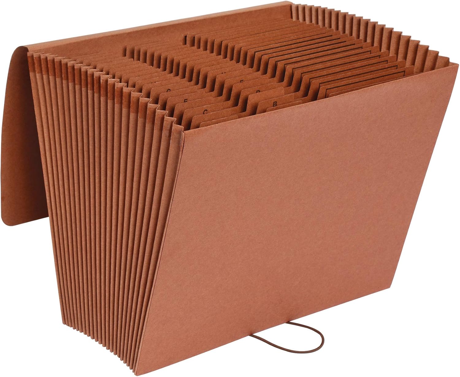 Pendaflex Archivo expandible de 21 bolsillos A-Z, tamaño carta, cuerda roja (75711) (paquete de 2)