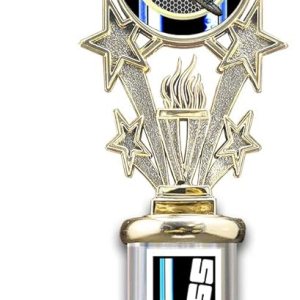Trophy Deals – Trofeo de columna de flauta plateada de 16 pulgadas, trofeos de motocross personalizados con grabado personalizado, WW111CS-MXAMB Trophy Deals – Trofeo de columna de flauta plateada de 16 pulgadas, trofeos de motocross personalizados con grabado personalizado, WW111CS-MXAMB