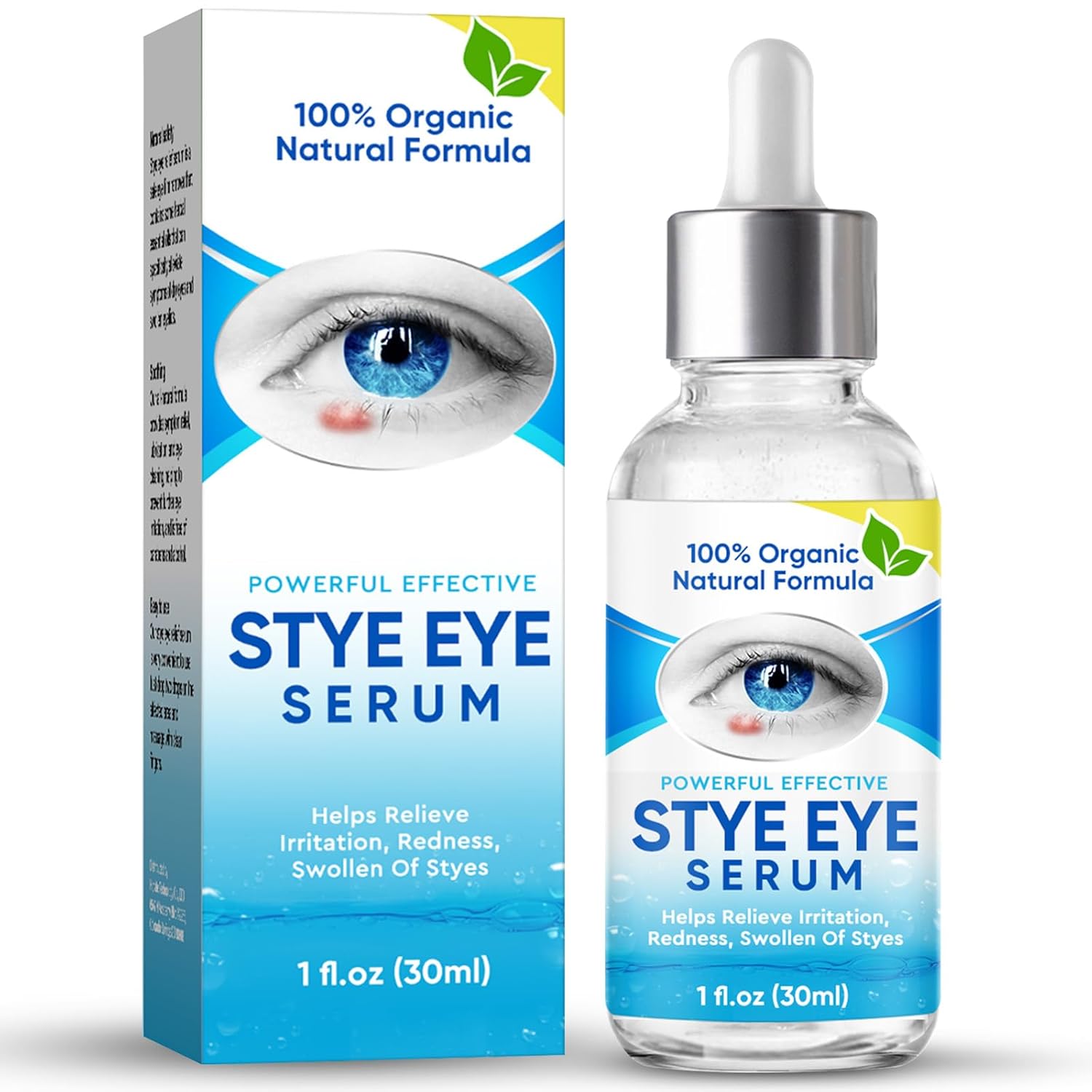 VERYCOZY Tratamiento de ojos de orzuelo, alivio eficiente para los ojos de orzuelo para tratamiento de blefaritis y calazión, suero de alivio de