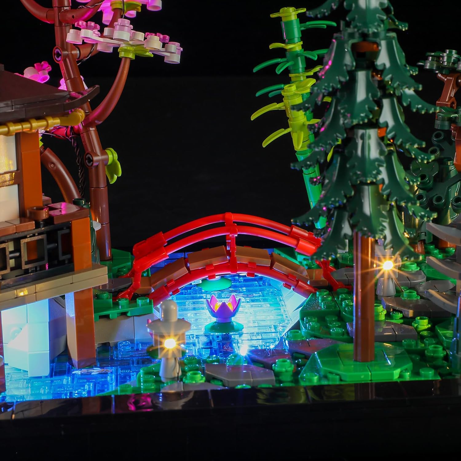 BRIKSMAX Kit de iluminación LED para Lego Tranquil Garden (versión mejorada)- Compatible con Lego Icons 10315 Modelo de bloques de construcción, no