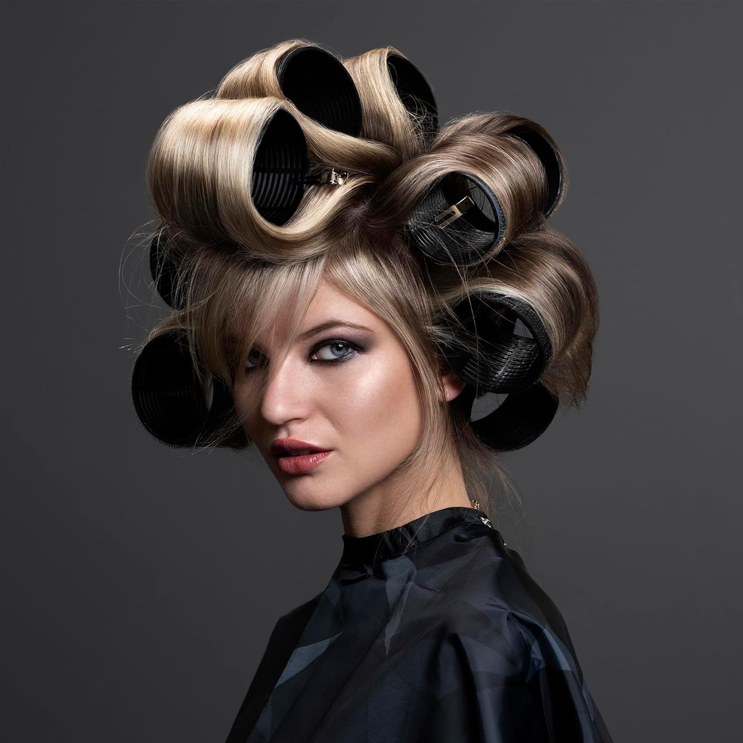 Fromm ProVolume – Rodillos térmicos iónicos de cerámica de 3 pulgadas, 2 unidades, rizadores de pelo grandes de calidad de salón para cabello largo